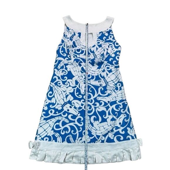 Lilly Pulitzer Gabby Gator Shift Dress Women’s‎ Size 0 - Picture 7 of 9